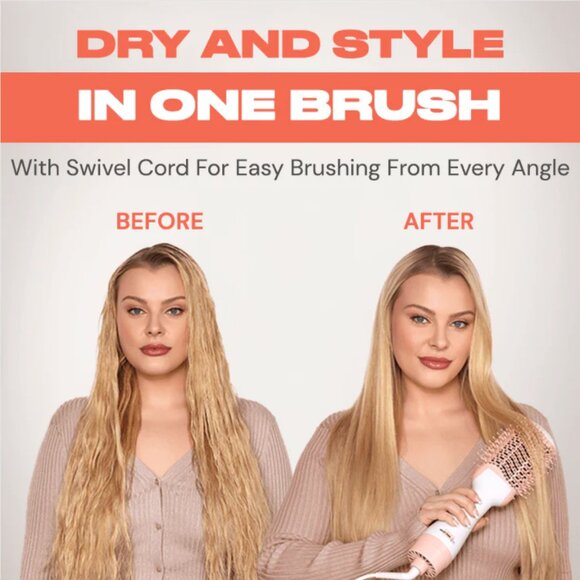 INSERT BLOWOUT HERE HAIR DRYER BRUSH *NEW* - Picture 4 of 7